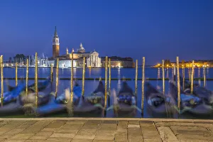 Canals Prints: San Giorgio Maggiore, Piazza San Marco, Venice, Veneto, Italy