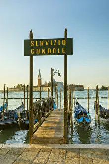 Canals Prints: San Giorgio Maggiore, Piazza San Marco, Venice, Veneto, Italy