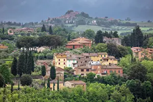 Montalcino Prints: San Giovano d'Asso, Montalcino, Province of Siena, Tuscany, Italy