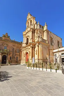 Historic District Prints: San Giuseppe church, Ragusa Ibla, Ragusa province, Sicily, Italy