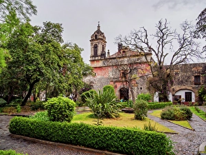 Neighbourhood Prints: San Jacinto Church, San Angel Neighbourhood, Mexico City, Mexico