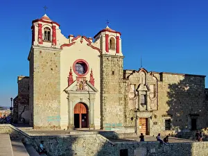 Convent Prints: San Jose Church at sunset, Oaxaca de Juarez, Oaxaca State, Mexico