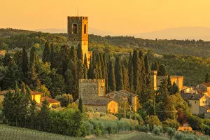 Images Dated 21st February 2022: San Michele Arcangelo a Passignano Abbey, Badia a Passignano, Chianti, Firenze District, Tuscany