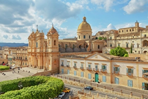 Historic Building Prints: San Nicolo Cathedral, Noto, Noto Valley, Sicily, Italy