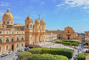 Noto Valley Prints: San Nicolo Cathedral, Noto, Noto Valley, Sicily, Italy