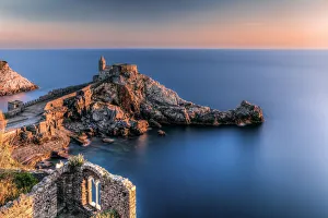 Gulf Of Poets Prints: San Pietro Church, municipality of Portovenere, La Spezia province, Liguria, Italy