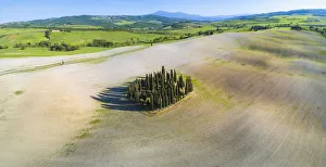 Orcia Prints: San Quirico d Orcia, Val d Orcia, Tuscany, Italy