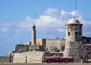 Automobile Gallery: San Salvador de la Punta and El Morro Castle and Lighthouse, Havana, La Habana Province