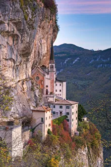 Sanctuary Madonna della Corona Europe, Italy, Veneto, Verona district, Spiazzi