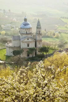 Images Dated 15th December 2020: Sanctuary of the Madonna di San Biagio, Montepulciano, Tuscany, Italy, Europe