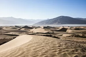 Images Dated 14th March 2017: Sand dunes near Samye, Tibet, China