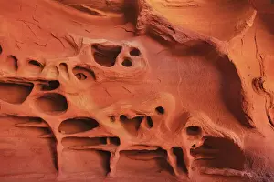 Clark Prints: Sand stone structures in Windstone Cave in Valley of Fire - USA, Nevada, Clark