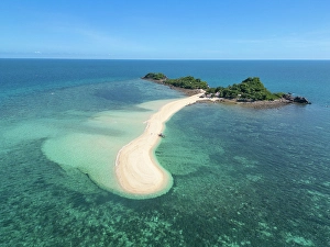 Sandbar Prints: Sandbar near the Gigantes Islands, Iloilo Province, Western Visayas, Philippines