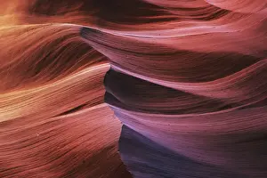 Sandstone erosion landscape in Lower Antelope Canyon - USA, Arizona, Coconino