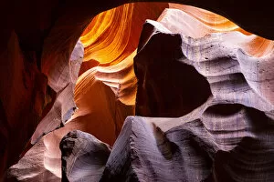 Images Dated 16th April 2021: Sandstone formation at Upper Antelope Canyon, Slot Canyon, Page, Arizona, USA
