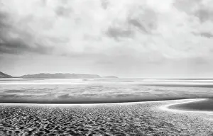 Wind Prints: Sandstorm over Whiteford Sands beach, Gower Peninsula, Swansea, Wales