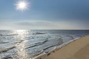 Ellenbogen Prints: Sandy beach on the Ellenbogen Peninsula near List, Sylt, Schleswig-Holstein, Germany