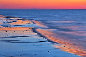 Lawrence Prints: sandy shoreline along the Gulf of St