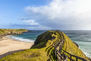 Images Dated 24th January 2022: Sango Sands viewpoint, Sango Sands, Durness, Sutherland, Scotland, United Kingdom