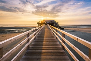 Sankt Peter-Ording, Eiderstedt, North Frisia, Schleswig-Holstein, Germany