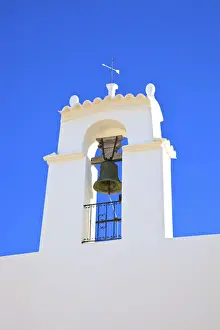 Bell Towers Prints: Sant Agusti des Vedra Church, Sant Agusti des Vedra, Ibiza, Balearic Islands, Spain