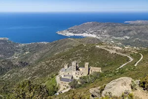 Sant Pere de Rodes benedictine monastery, El Port de la Selva, Costa Brava, Catalonia