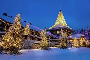 Images Dated 14th August 2019: Santa Claus village, Rovaniemi, Lapland, Finland
