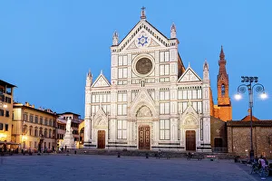 Florence Prints: Santa Croce, Florence, Tuscany, Italy