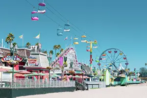 Southwestern Prints: Santa Cruz Beach Amusement Park, Santa Cruz, California, USA
