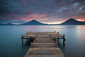 Images Dated 31st March 2021: Santa Cruz La Laguna, Lake Atitlan, Western Highlands, Guatemala, Central America