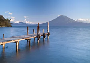 Images Dated 31st March 2021: Santa Cruz La Laguna, Lake Atitlan, Western Highlands, Guatemala, Central America