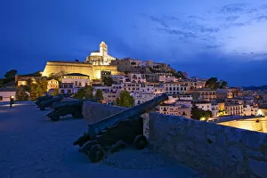 Santa Lucia Church, Dalt Vila, Eivissa, Ibiza Town, Ibiza, Balearic Islands, Spain