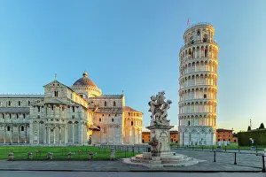 Reiseorte Prints: Santa Maria Assunta Cathedral, Piazza dei Miracoil, Pisa, Tuscany, Italy