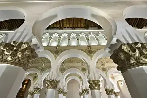 Historic City Prints: Santa Maria la Blanca synagogue dating back to the 12th century