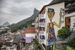 Slum Prints: Santa Marta favela, Rio de Janeiro, Brazil
