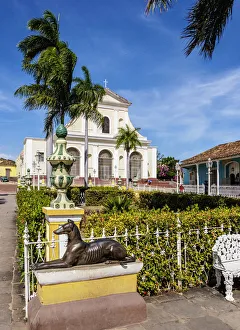 Villa De La Santisima Trinidad Prints: Santisima Trinidad Cathedral, Plaza Mayor, Trinidad, Sancti Spiritus Province, Cuba