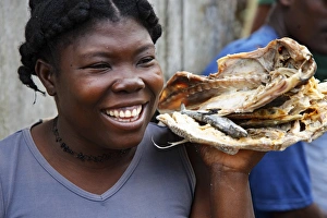 Sao Tom E Princip Gallery: A Sao Tomense woman on the island of Principe