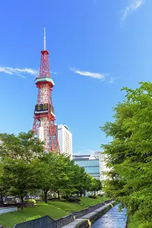 Sapporo Prints: Sapporo TV Tower, Sapporo, Hokkaido, Japan