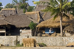 Sasak village nr Kuta, Lombok, Indonesia