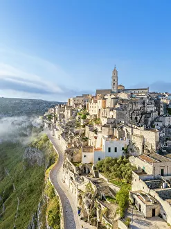 Sassi di Matera, The old town carved out of the rocks, UNESCO World Heritage Site, Matera, Basilicata, Italy