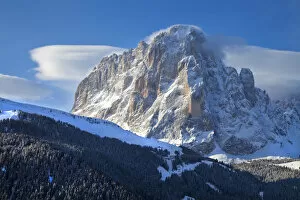 Sassolungo mountain (3181m), Val Gardena, Dolomites, South Tirol, Trentino Alto-Adige