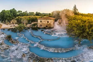 Images Dated 24th September 2020: Saturnia hot springs, Grosseto province, Tuscany, Italy
