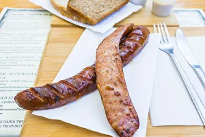 Mazovia Prints: Sausage, Old Town, Warsaw, Poland, Europe