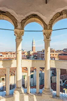 The Scala Contarini del Bovolo spiral staircase, Palazzo Contarini del Bovolo, Venice