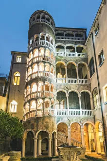 Images Dated 6th February 2018: Scala Contarini del Bovolo spiral staircase, Palazzo Contarini del Bovolo, Venice