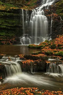 October Prints: Scalebor Force waterfall in the Yorkshire Dales National Park