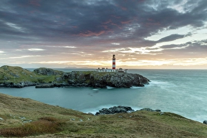 Scalpay Prints: Scalpay Lighthouse, at sunrise, Isle of Scalpay, Outer Hebrides, Scotland