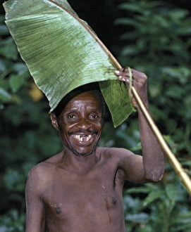 Scattered bands of Batwa pygmies hunt and fish in