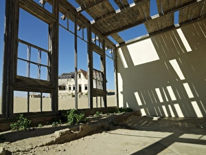 Deserted Gallery: A scene in the deserted diamond-mining town of Kolmanskop