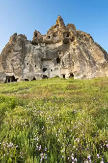 Images Dated 23rd June 2015: Scenic landscape view in springtime near Goreme, Cappadocia, Turkey